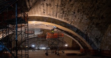 Michigan Central Station Construction